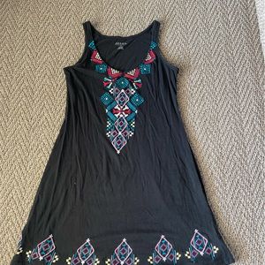 Black Aztec Roper Dress Size Medium